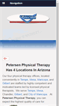 Mobile Screenshot of petersenphysicaltherapy.com